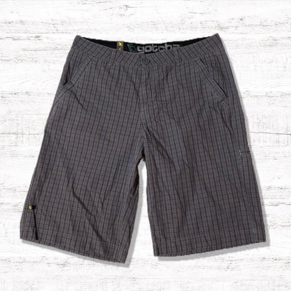 Mens Gotcha Gray Shorts Size 36 Beach Golf Casual NWT